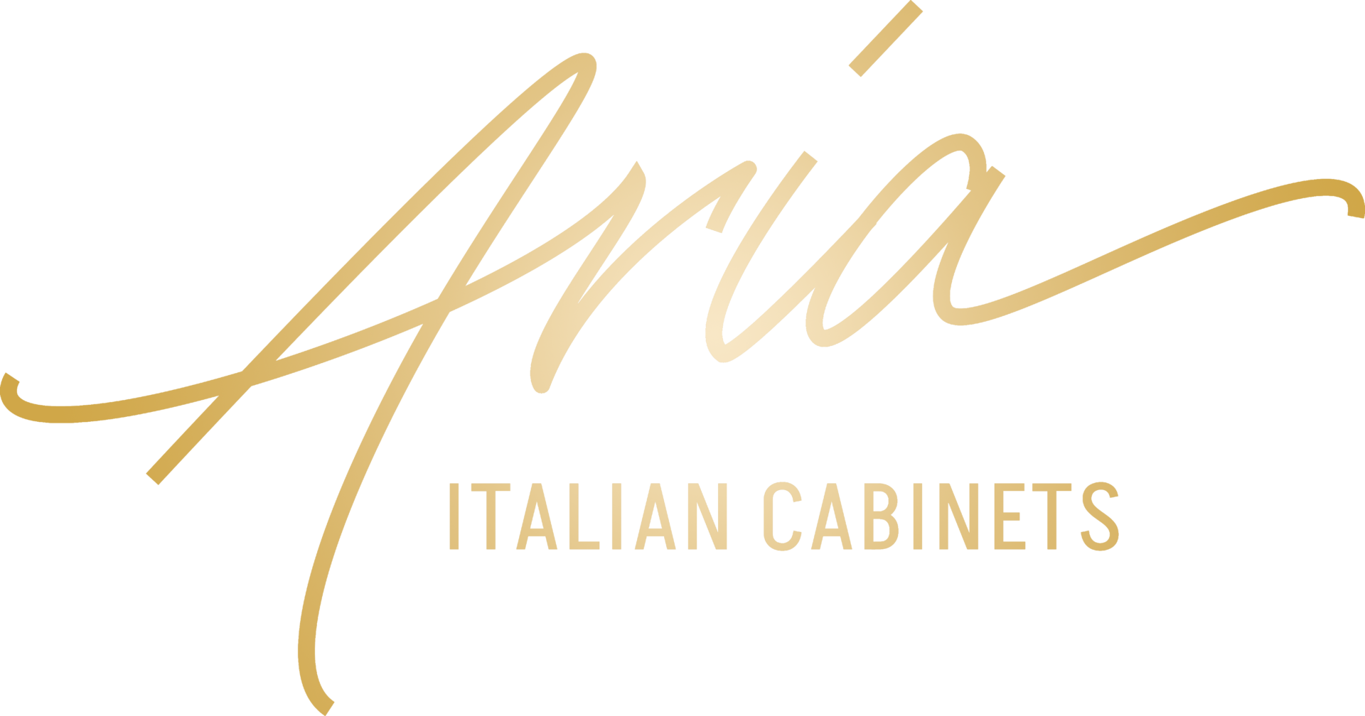 Aria Italian Cabinets - Logo kitchen Bathroom Closet