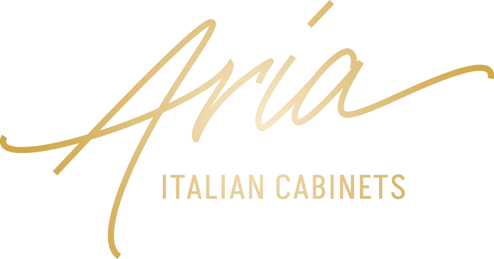 Aria Italian Cabinets - Logo kitchen Bathroom Closet